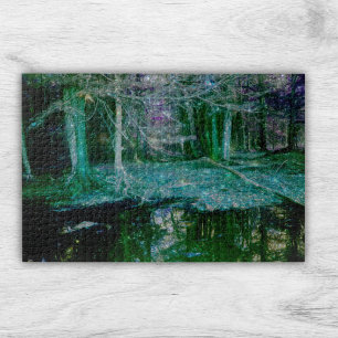 Mystieke nacht Fantasy Bos Legpuzzel