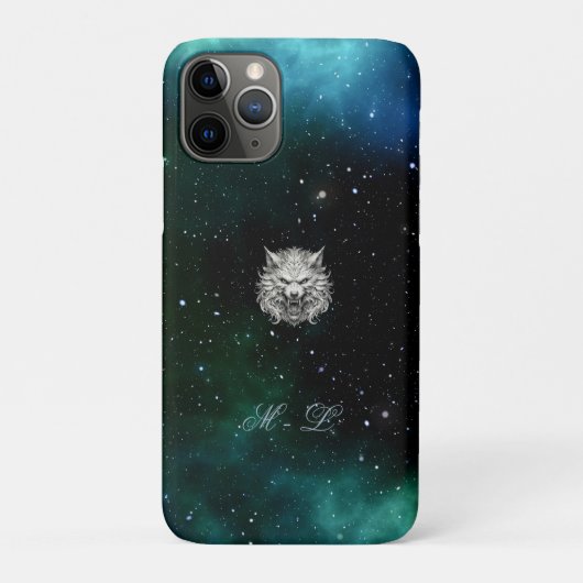 Mystieke Nachtelijke Hemel Wolf Case-Mate iPhone Case (Achterkant)