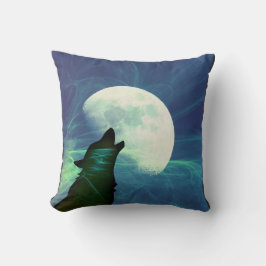 Mystieke Nachtwolf Sierkussen