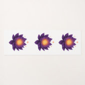 Mystieke Namaste yogamat met biddende handen en Ma (Achterkant (horizontaal))