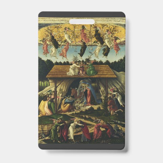 Mystieke Nativiteit van Sandro Botticelli Badge (Voorzijde)