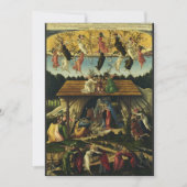 Mystieke Nativiteit van Sandro Botticelli Feestdagenkaart (Voorkant)