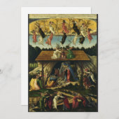 Mystieke Nativiteit van Sandro Botticelli Feestdagenkaart (Voorkant / Achterkant)