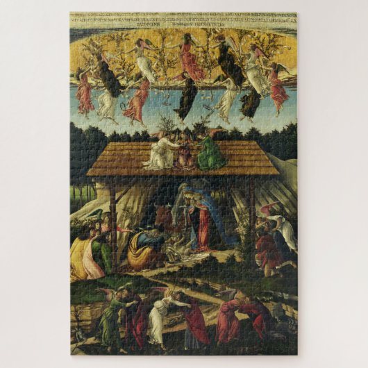 Mystieke Nativiteit van Sandro Botticelli Legpuzzel (Verticaal)