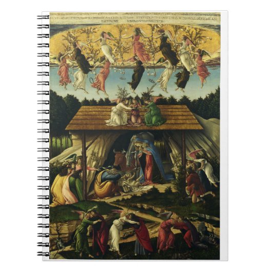 Mystieke Nativiteit van Sandro Botticelli Notitieboek (Voorkant)