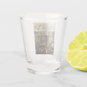 Mystieke Nativiteit van Sandro Botticelli Shot Glas (Achterkant)