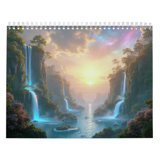 Mystieke Natuur Landschappen 2026 Fantasy Wall Kalender (Hoes)