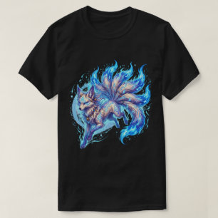 Mystieke Negen Staarten Vos Fantasie Spirit Anime  T-shirt
