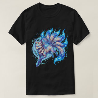 Mystieke Negen Staarten Vos Fantasie Spirit Anime T-shirt