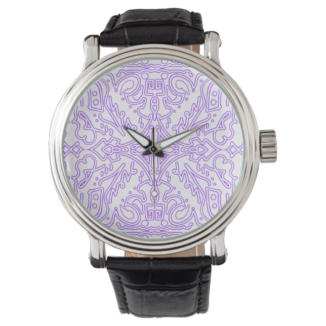 Mystieke Nevel Lila Horloge (Voorkant)