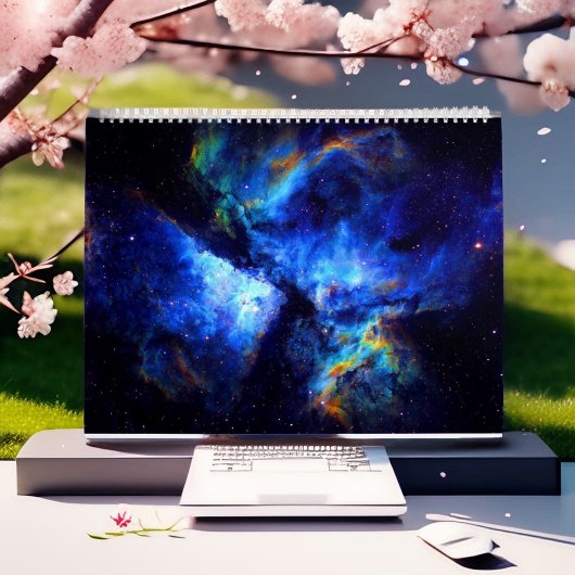 Mystieke nevel Outer Space Exploration Astronomy Kalender