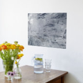 Mystieke nevel zilverfolie print (Laag (Keuken))