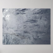 Mystieke nevel zilverfolie print (Voorkant)