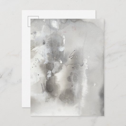 Mystieke objecten - grijs briefkaart (Voorkant / Achterkant)