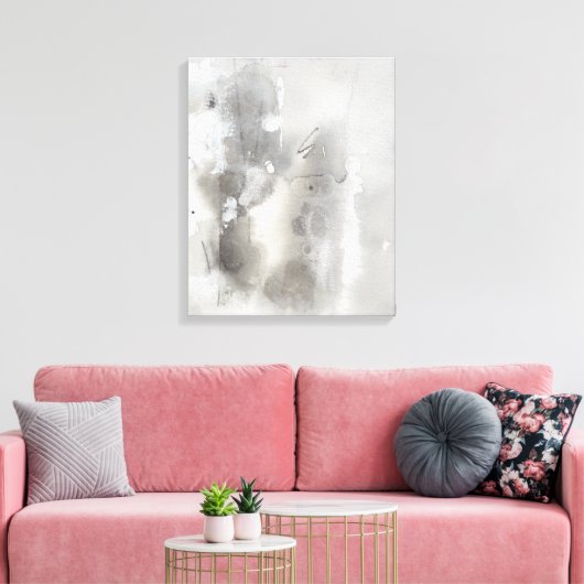 Mystieke objecten - grijs canvas afdruk (Insitu (Woonkamer))