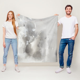 Mystieke objecten - grijs fleece deken