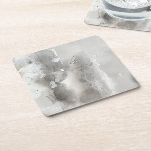 Mystieke objecten - grijs kartonnen onderzetters (Schuin)