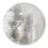 Mystieke objecten - grijs keramische knop (Voorkant)