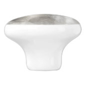 Mystieke objecten - grijs keramische knop (Zijkant)