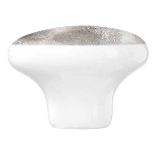 Mystieke objecten - grijs keramische knop (Zijkant)