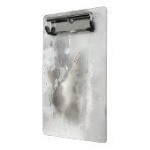 Mystieke objecten - grijs mini klembord (Angled2)