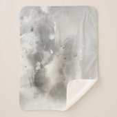 Mystieke objecten - grijs sherpa deken (Voorkant)