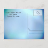 Mystieke Ocean Octopus Bruiloft bewaar de data Aankondigingskaart (Achterkant)