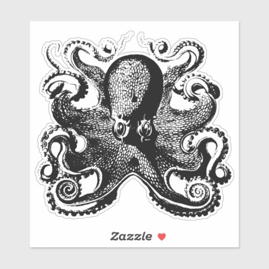 Mystieke Ocean's Grip - Octopus Sticker (Vel)