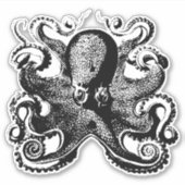 Mystieke Ocean's Grip - Octopus Sticker (Voorkant)