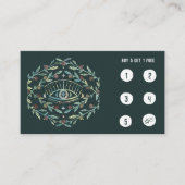 Mystieke ogen en Rozen wijnstokken Magische Boho C Klantenkaartje (Voorkant)