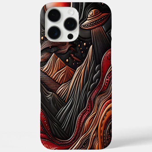 Mystieke ontmoeting met buitenaardse wezens Case-Mate iPhone case (Achterkant)