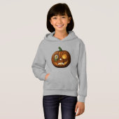 Mystieke Oogbal & Skelet Handen Jack-O-Lantern (Voorkant volledig)