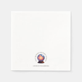 Mystieke Orb Halloween Dinner servetten