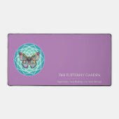 Mystieke Paarse vlinder Mandala Tarot lezen Bureaumat (Voorkant)