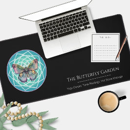 Mystieke Paarse vlinder Mandala Tarot lezen Bureaumat