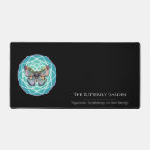 Mystieke Paarse vlinder Mandala Tarot lezen Bureaumat (Voorkant)