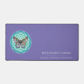 Mystieke Paarse vlinder Mandala Tarot lezen Bureaumat (Voorkant)