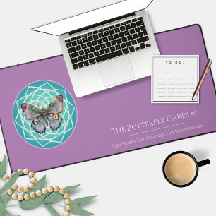 Mystieke Paarse Vlinder Mandala Tarot Lezing Bureaumat