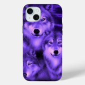 Mystieke Paarse Wolven - Vet Grafisch Ontwerp Case-Mate iPhone Case (Achterkant)