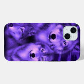 Mystieke Paarse Wolven - Vet Grafisch Ontwerp Case-Mate iPhone Case (Achterkant (horizontaal))