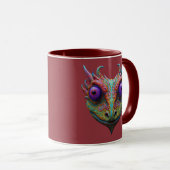 Mystieke Pad/Gecko/Kikker Mok (Voorkant rechts)