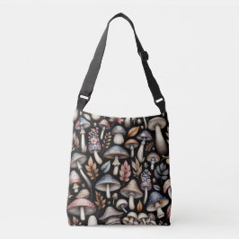 Mystieke Paddenstoelen Crossbody Tas