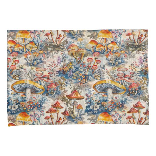 Mystieke paddenstoelen in het hotel De Jouy Kussensloop (Voorkant-Rechts)