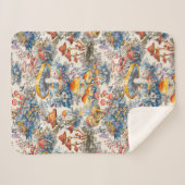 Mystieke paddenstoelen in het hotel De Jouy Sherpa Deken (Voorkant (horizontaal))