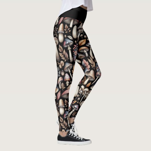 Mystieke Paddenstoelen Leggings (Rechts)