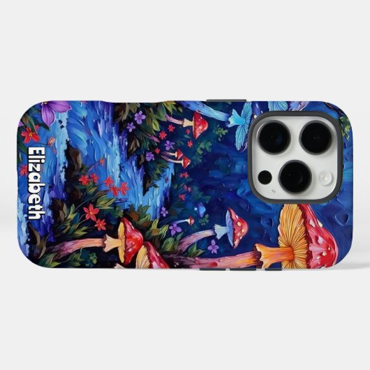 mystieke paddenstoelenkreek Case-Mate iPhone case (Achterkant (horizontaal))