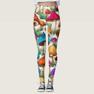 Mystieke Paddestoel Tuin Leggings