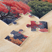 Mystieke Pagode Tempel Onder Hemelgewelf Legpuzzel (Zijkant)