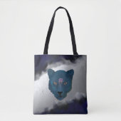 Mystieke Panter met Geode Tote Bag (Voorkant)