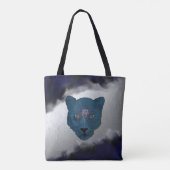 Mystieke Panter met Geode Tote Bag (Achterkant)
